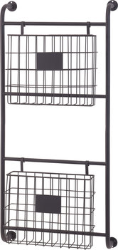 Wandrek metaal zwart