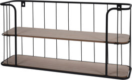 Displayrek metaal zwart