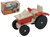 Tractor hout rood