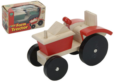 Tractor hout groen